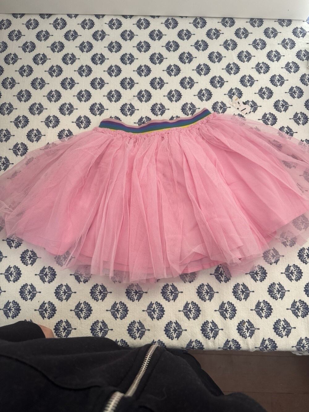 Harper Canyon - Girls Mesh Pink Rainbow Tutu Skirt Size 5 New With tags